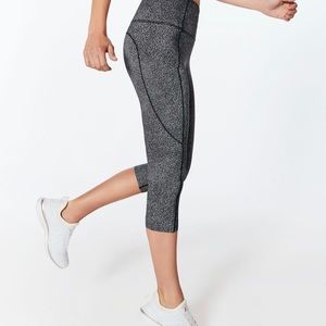 Lululemon fast and free cropped leggings